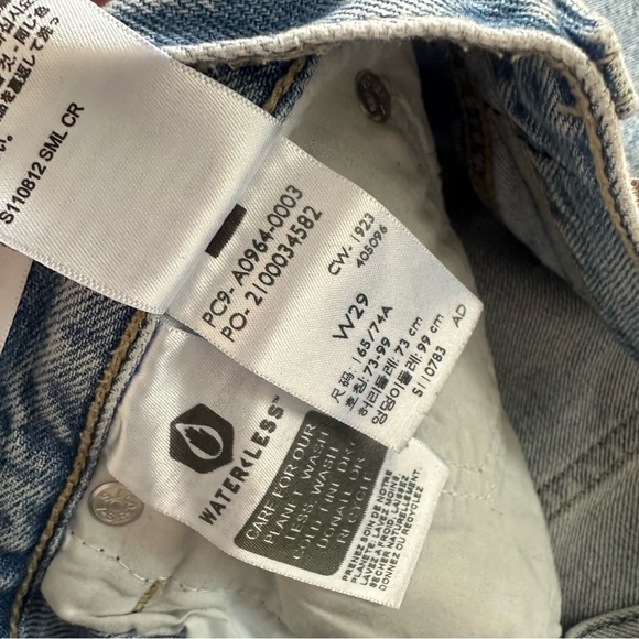 Levi’s Womens 29 Low Pro Baggy Straight Light Wash Jeans - Picture 5 of 8